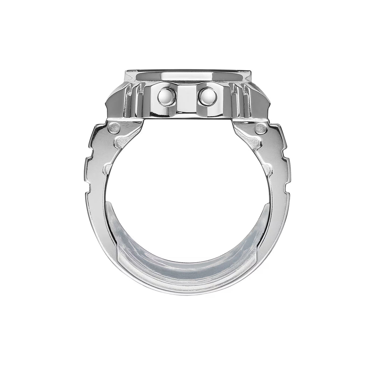 Casio CRW-001-1ER Digital Stainless Steel Ring Watch