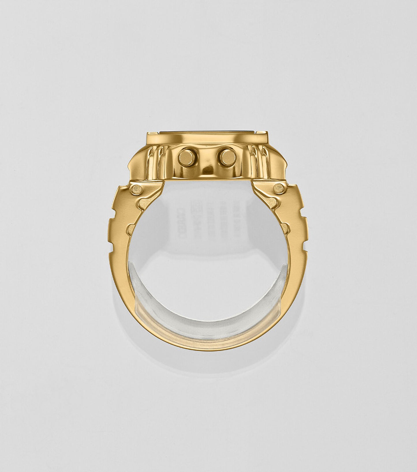Casio CRW-001G-9ER Digital Gold Stainless Steel Ring Watch