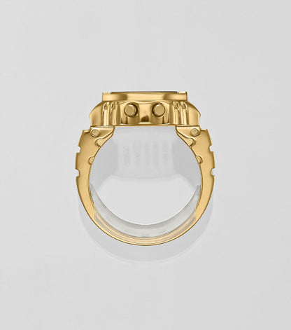 Casio CRW-001G-9ER Digital Gold Stainless Steel Ring Watch