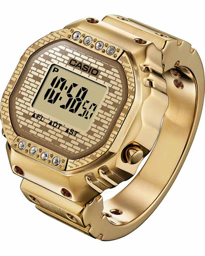 Casio CRW-001JB-9ER Gold Stainless Steel Ring Watch J Balvin Limited Edition