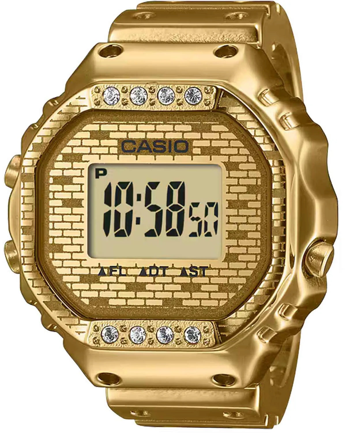 Casio CRW-001JB-9ER Gold Stainless Steel Ring Watch J Balvin Limited Edition