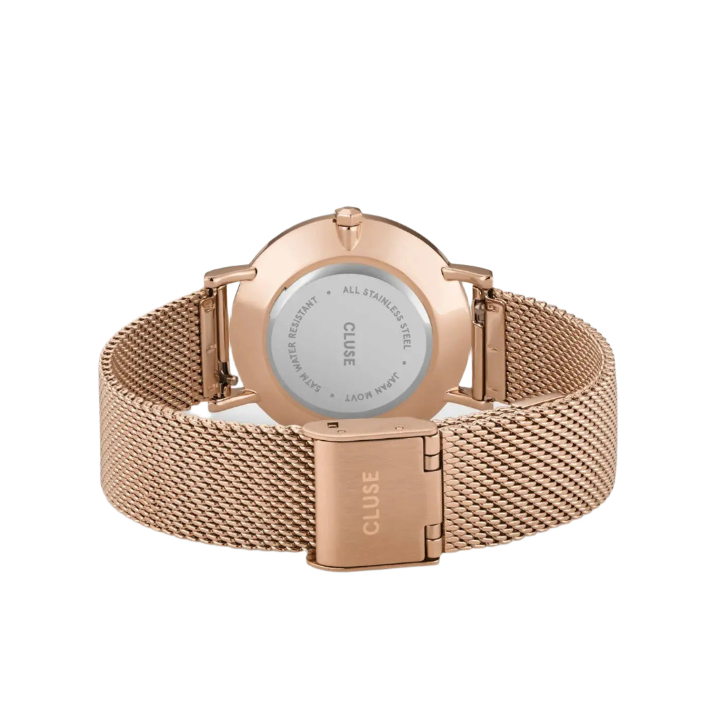 Cluse CW0101203001 Minuit Rose Gold Stainless Steel Mesh Bracelet