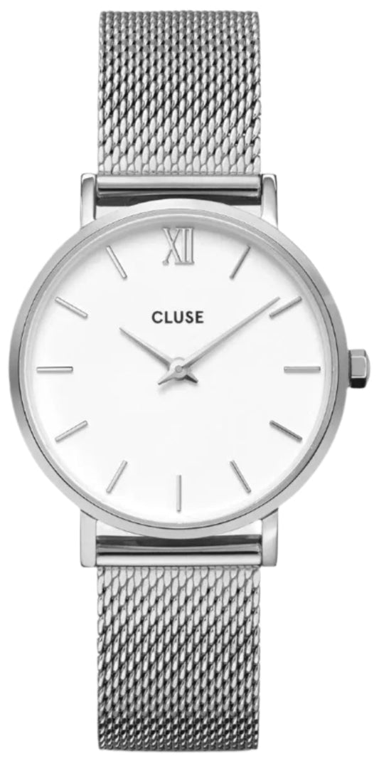Cluse CW0101203002 Minuit Silver Stainless Steel Mesh Bracelet
