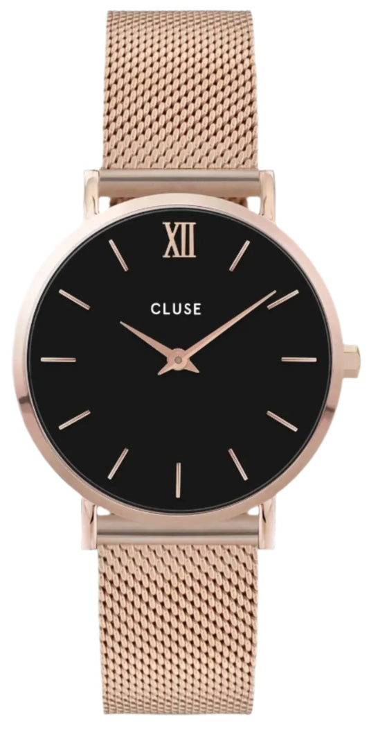 Cluse CW0101203003 Minuit Rose Gold Stainless Steel Mesh Bracelet