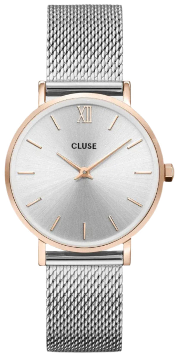 Cluse CW0101203004 Minuit Two Tone Stainless Steel Mesh Bracelet