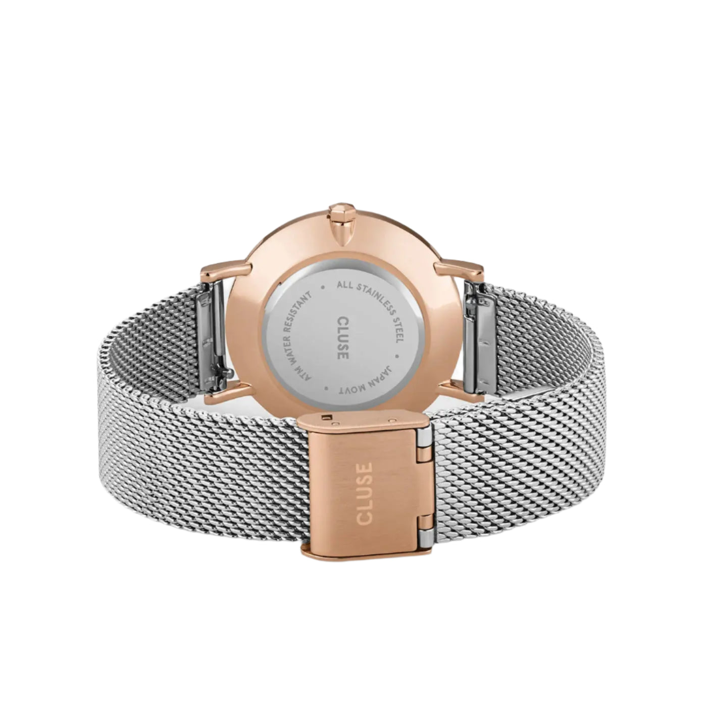 Cluse CW0101203004 Minuit Two Tone Stainless Steel Mesh Bracelet
