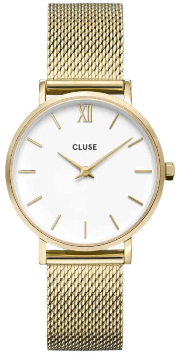Cluse CW0101203007 Minuit Gold Stainless Steel Mesh Bracelet