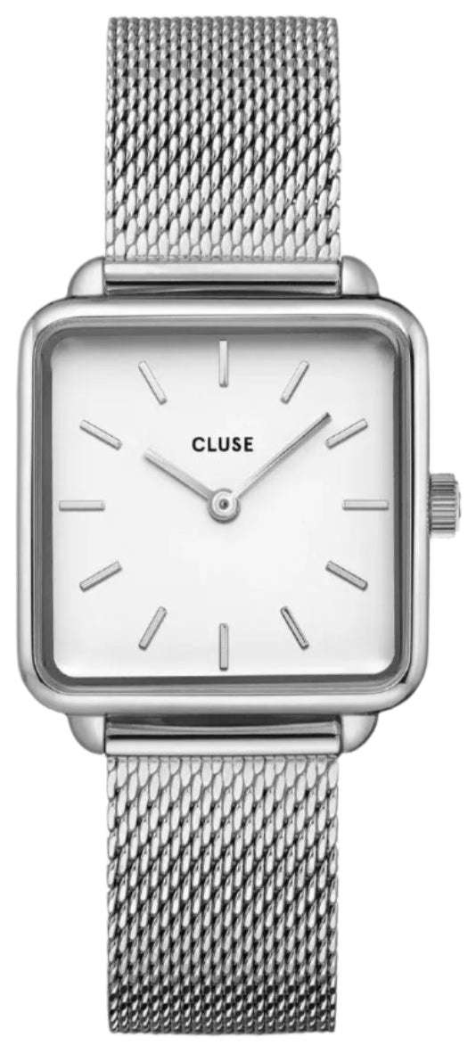 Cluse CW0101207003 La Tétragone Silver Stainless Steel Mesh Bracelet