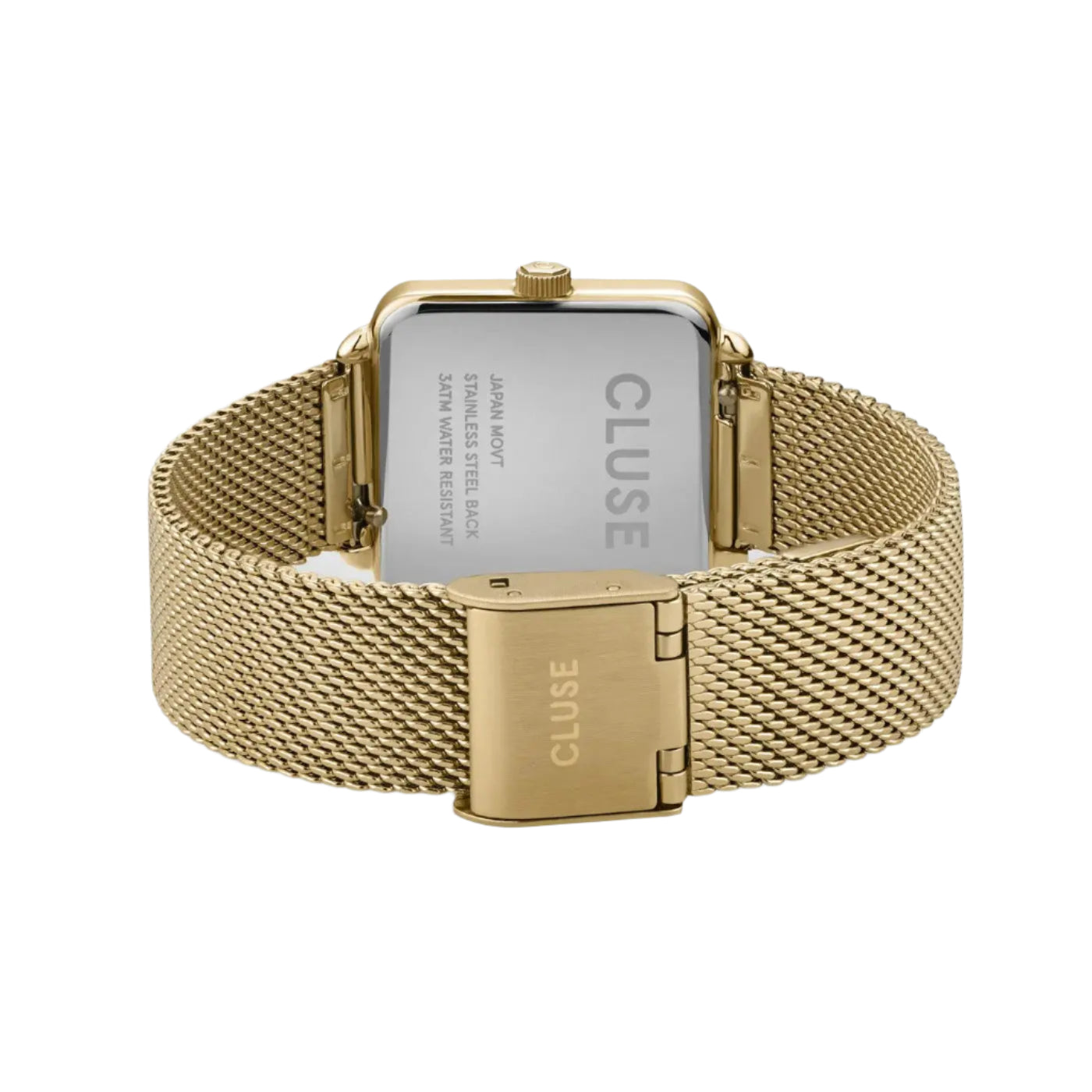 Cluse CW0101207002 La Tétragone Gold Stainless Steel Mesh Bracelet