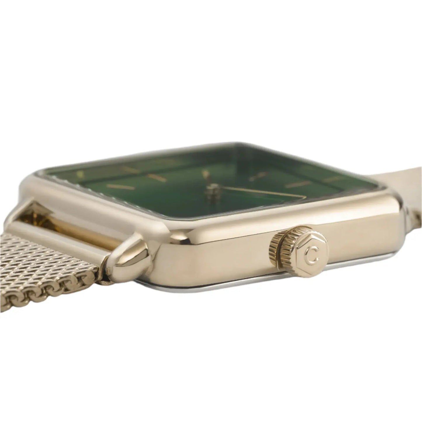 Cluse CW0101207013 La Tétragone Gold Stainless Steel Mesh Bracelet