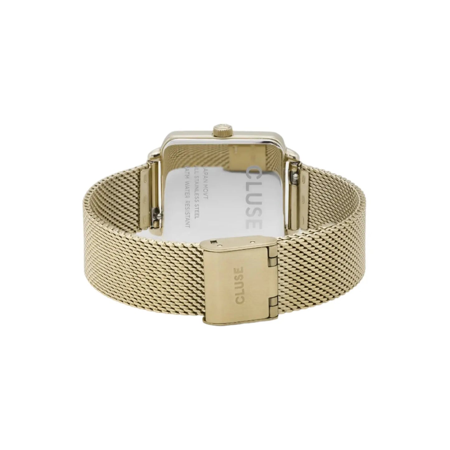 Cluse CW0101207013 La Tétragone Gold Stainless Steel Mesh Bracelet