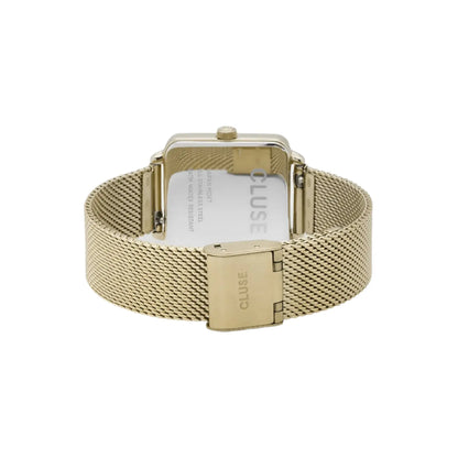 Cluse CW0101207013 La Tétragone Gold Stainless Steel Mesh Bracelet