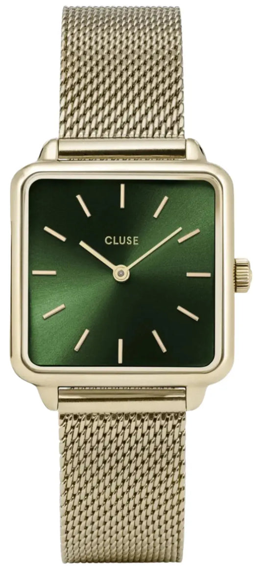 Cluse CW0101207013 La Tétragone Gold Stainless Steel Mesh Bracelet
