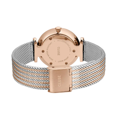 Cluse CW0101208001 Triomphe Two Tone Stainless Steel Mesh Bracelet