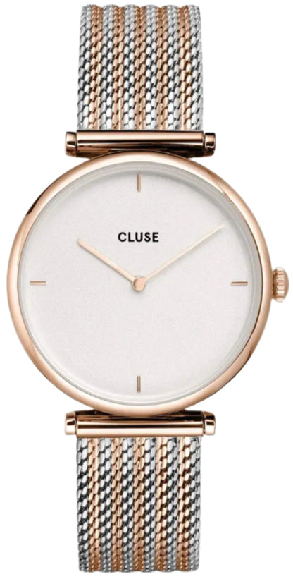 Cluse CW0101208001 Triomphe Two Tone Stainless Steel Mesh Bracelet