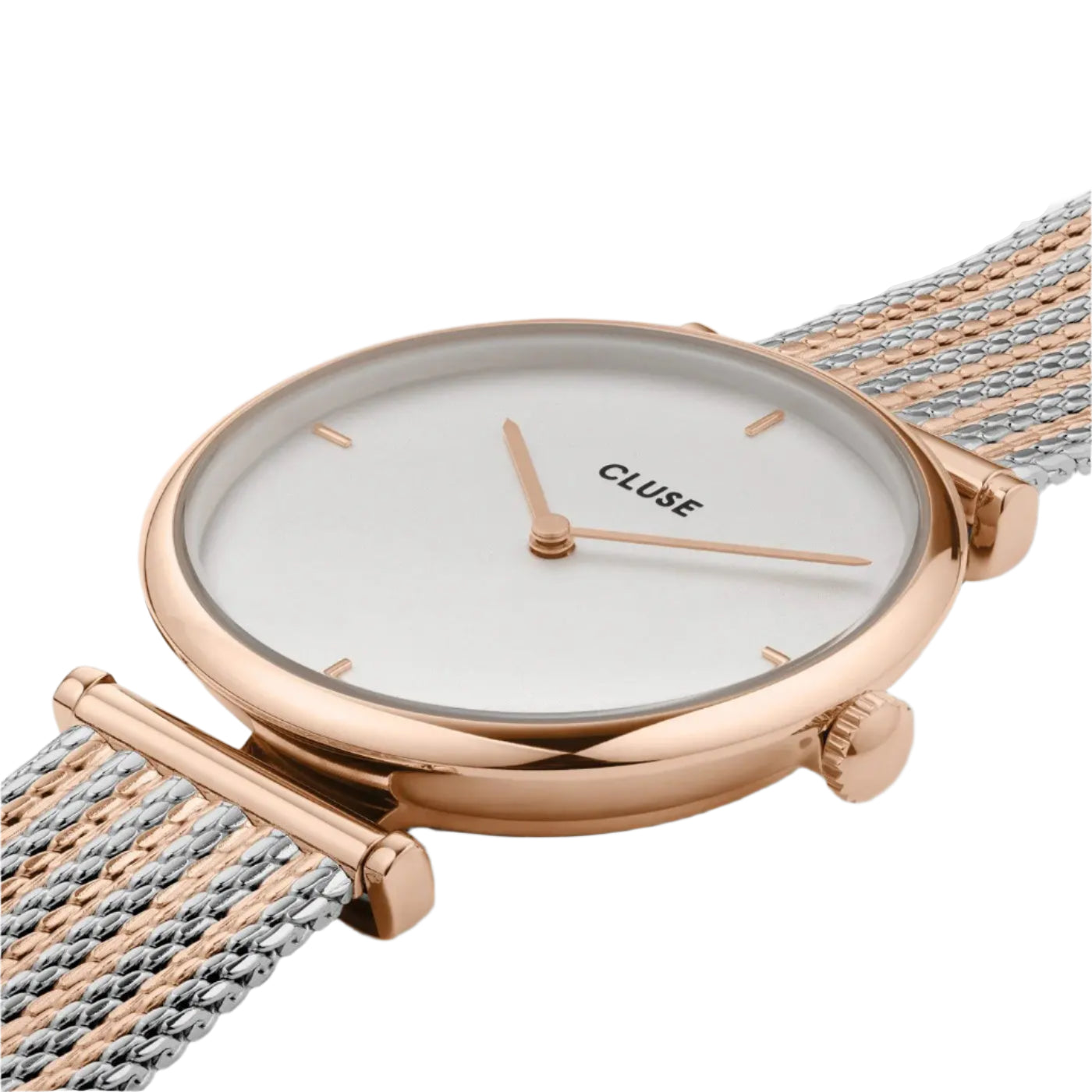 Cluse CW0101208001 Triomphe Two Tone Stainless Steel Mesh Bracelet