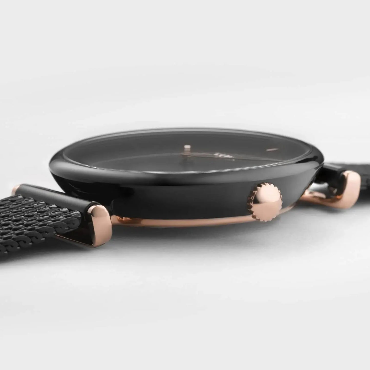 Cluse CW0101208004 Triomphe Black Stainless Steel Mesh Bracelet