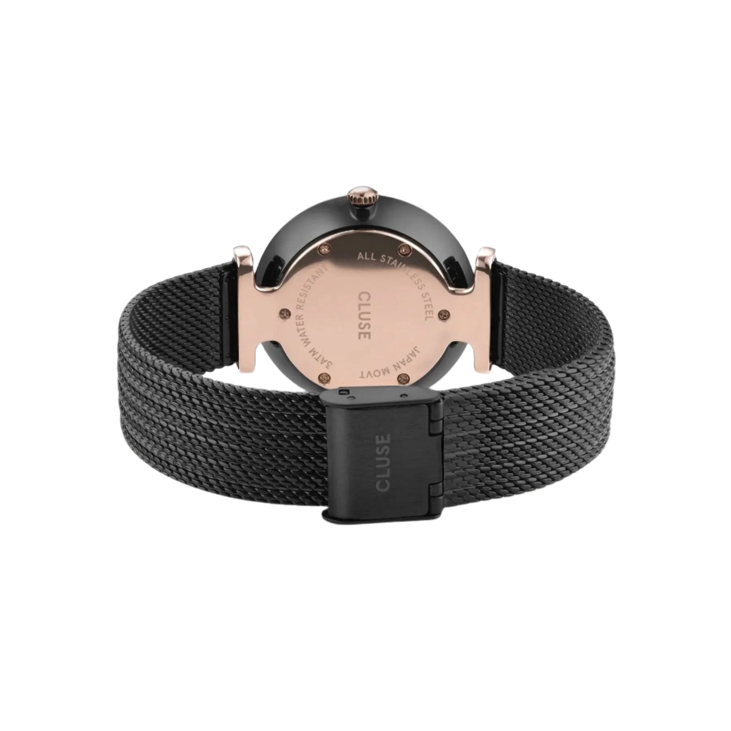 Cluse CW0101208004 Triomphe Black Stainless Steel Mesh Bracelet