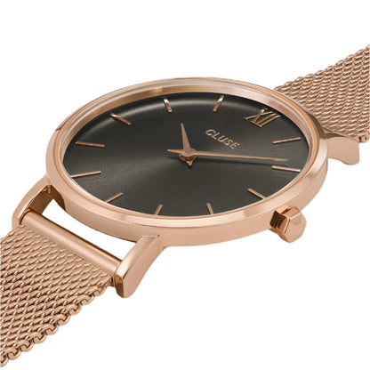 Cluse CW10207 Minuit Rose Gold Stainless Steel Mesh Bracelet