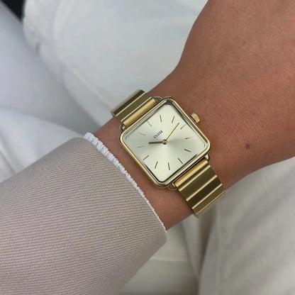 Cluse CW10306 La Tétragone Gold Stainless Steel Bracelet