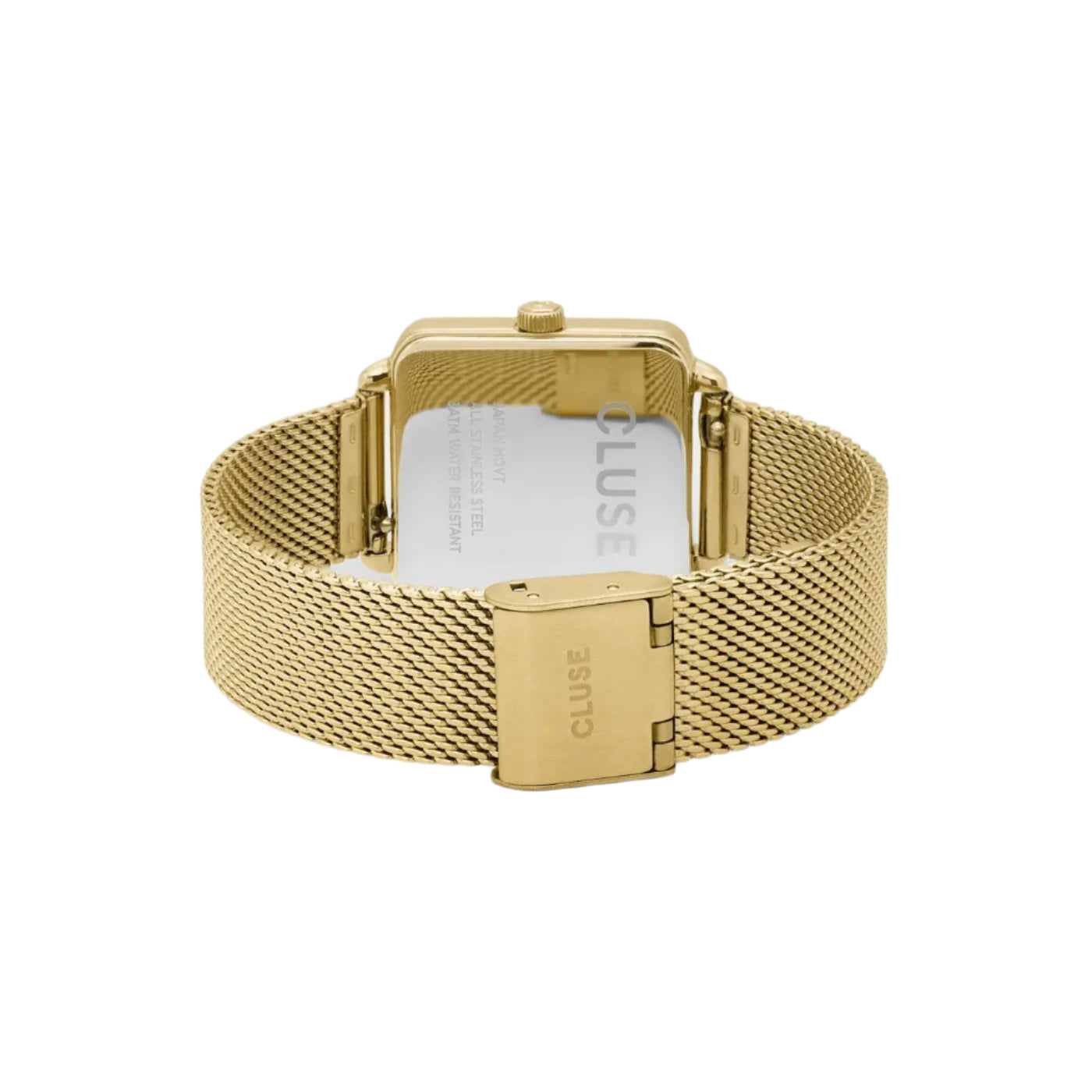 Cluse CW10309 La Tétragone Gold Stainless Steel Mesh Bracelet
