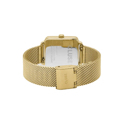 Cluse CW10309 La Tétragone Gold Stainless Steel Mesh Bracelet