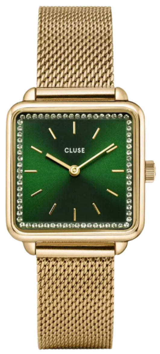 Cluse CW10309 La Tétragone Gold Stainless Steel Mesh Bracelet