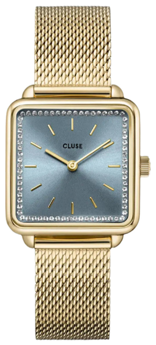Cluse CW10310 La Tétragone Gold Stainless Steel Mesh Bracelet