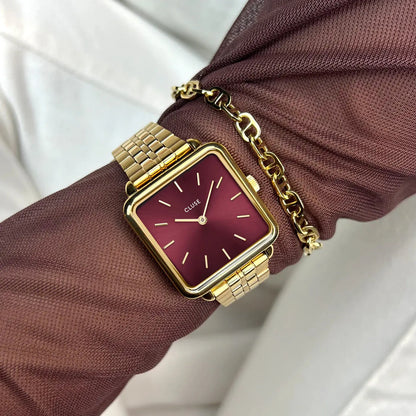 Cluse CW10312 La Tétragone Gold Stainless Steel Bracelet