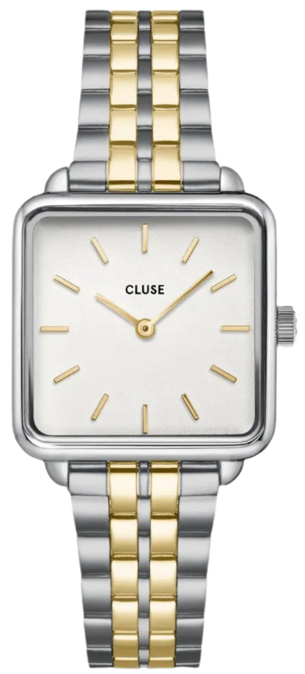 Cluse CW10313 La Tétragone Two Tone Stainless Steel Bracelet