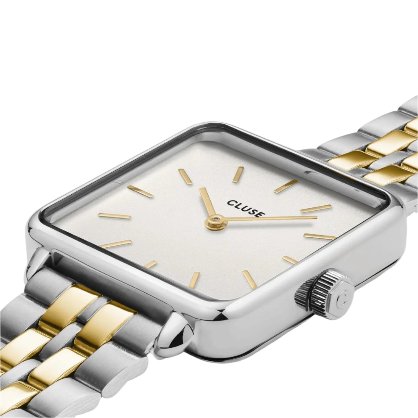 Cluse CW10313 La Tétragone Two Tone Stainless Steel Bracelet