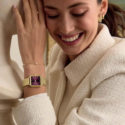 Cluse CW10314 La Tétragone Gold Stainless Steel Bracelet