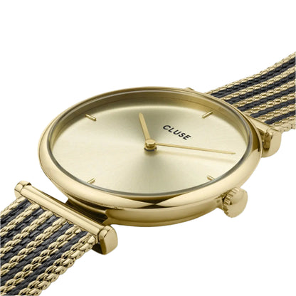 Cluse CW10401 Triomphe Two Tone Stainless Steel Mesh Bracelet