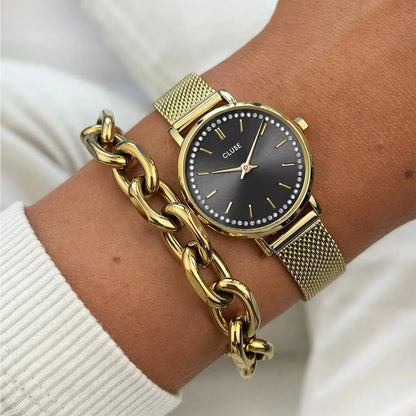 Cluse CW10501 Boho Chic Petite Gold Mesh Stainless Steel Bracelet