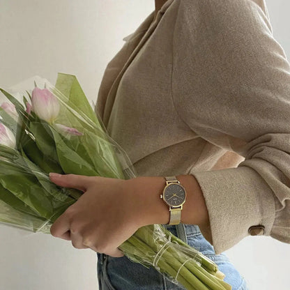 Cluse CW10501 Boho Chic Petite Gold Mesh Stainless Steel Bracelet