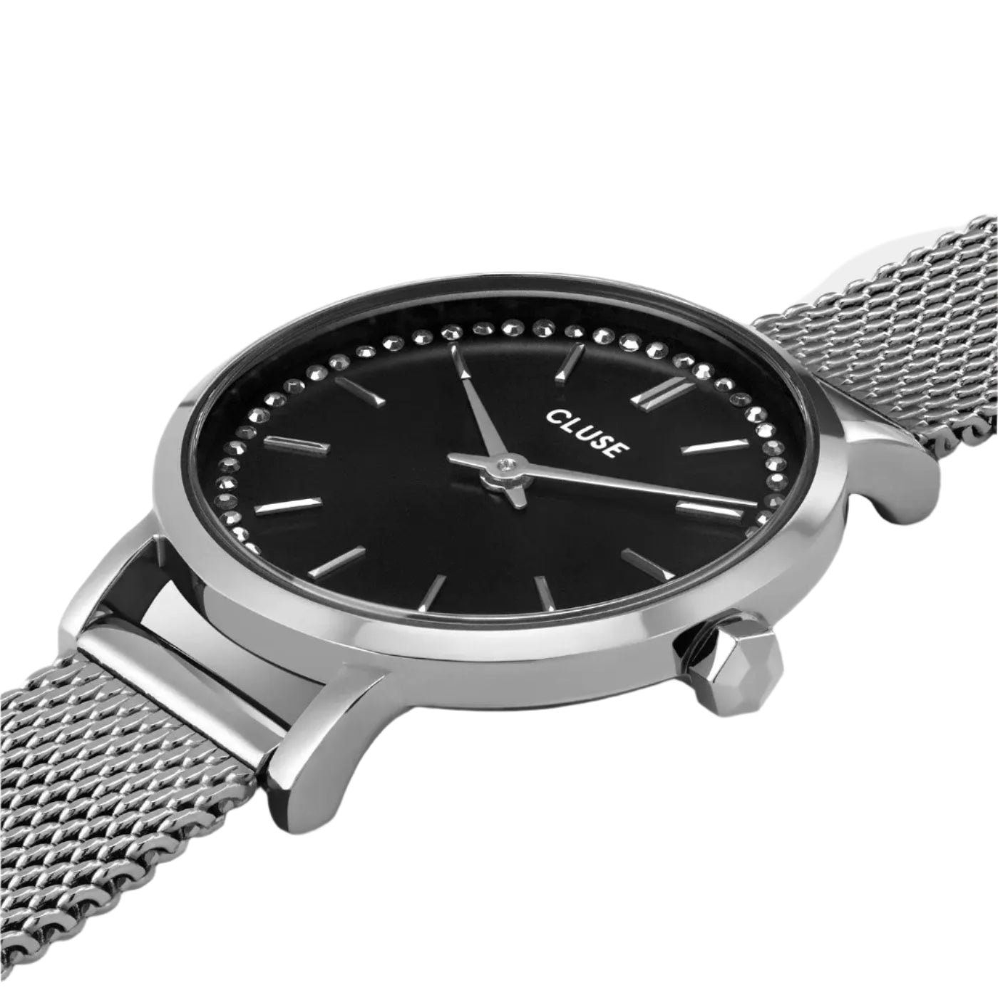 Cluse CW10502 Boho Chic Petite Silver Stainless Steel Mesh Bracelet