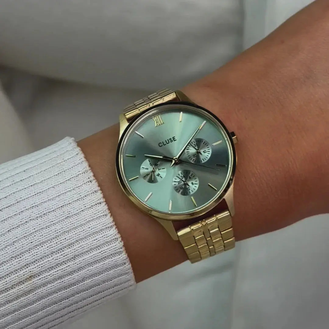 Cluse CW10709 Minuit Multifunction Gold Stainless Steel Bracelet