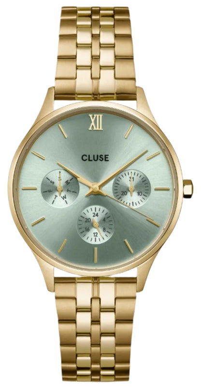 Cluse CW10709 Minuit Multifunction Gold Stainless Steel Bracelet
