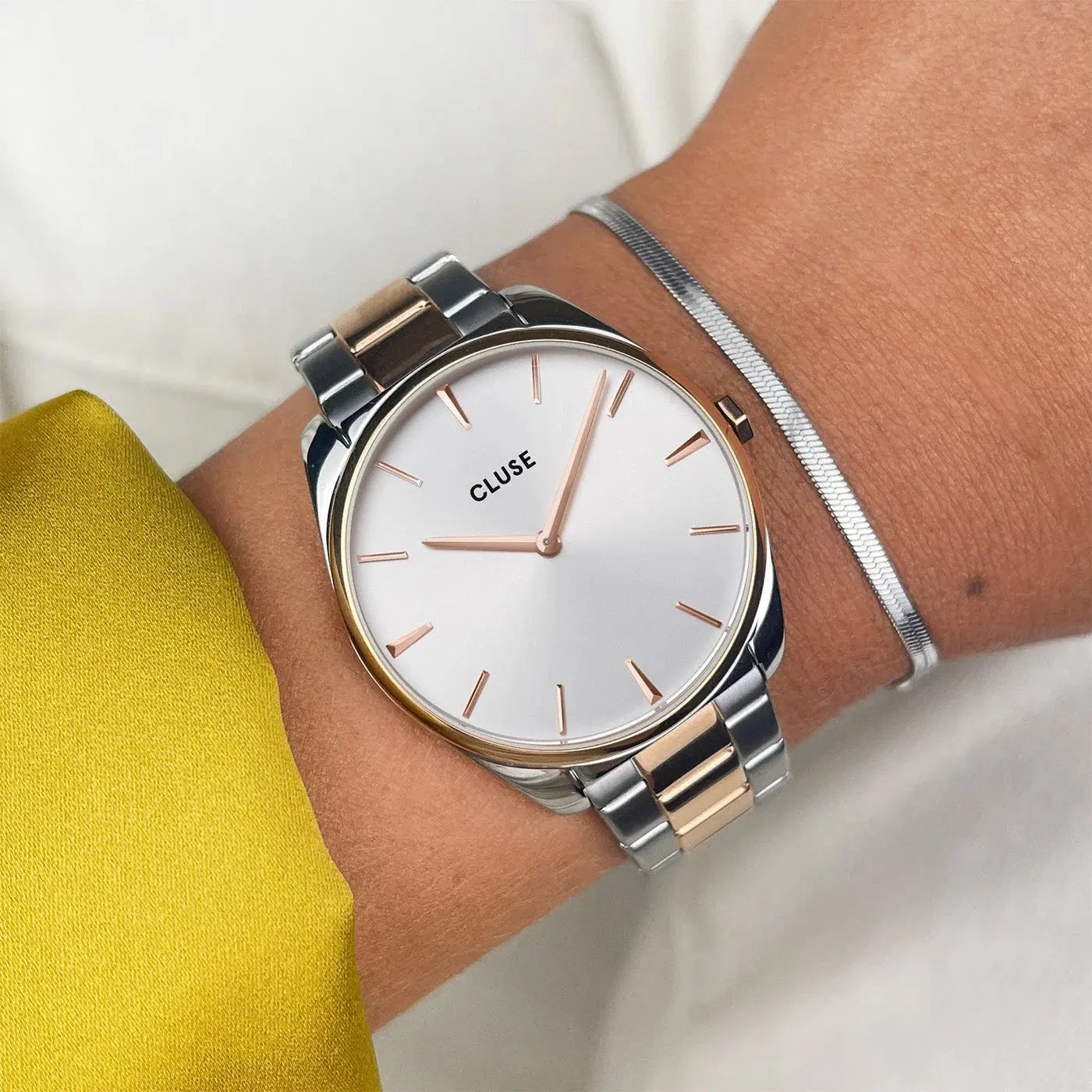 Cluse CW11104 Féroce Two Tone Stainless Steel Bracelet