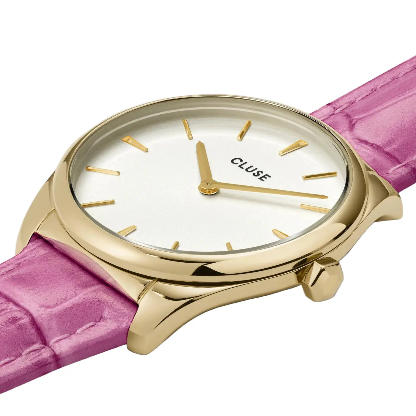 Cluse CW11213 Féroce Petite Pink Leather Strap