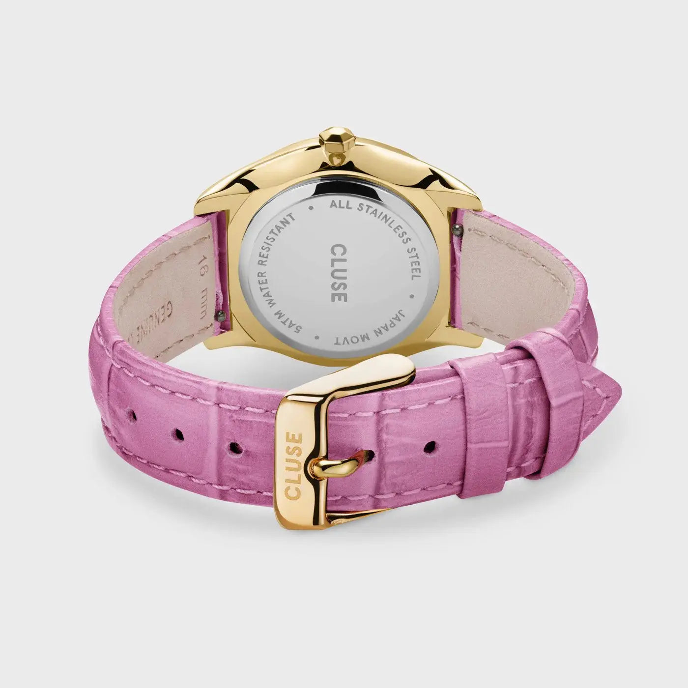 Cluse CW11213 Féroce Petite Pink Leather Strap