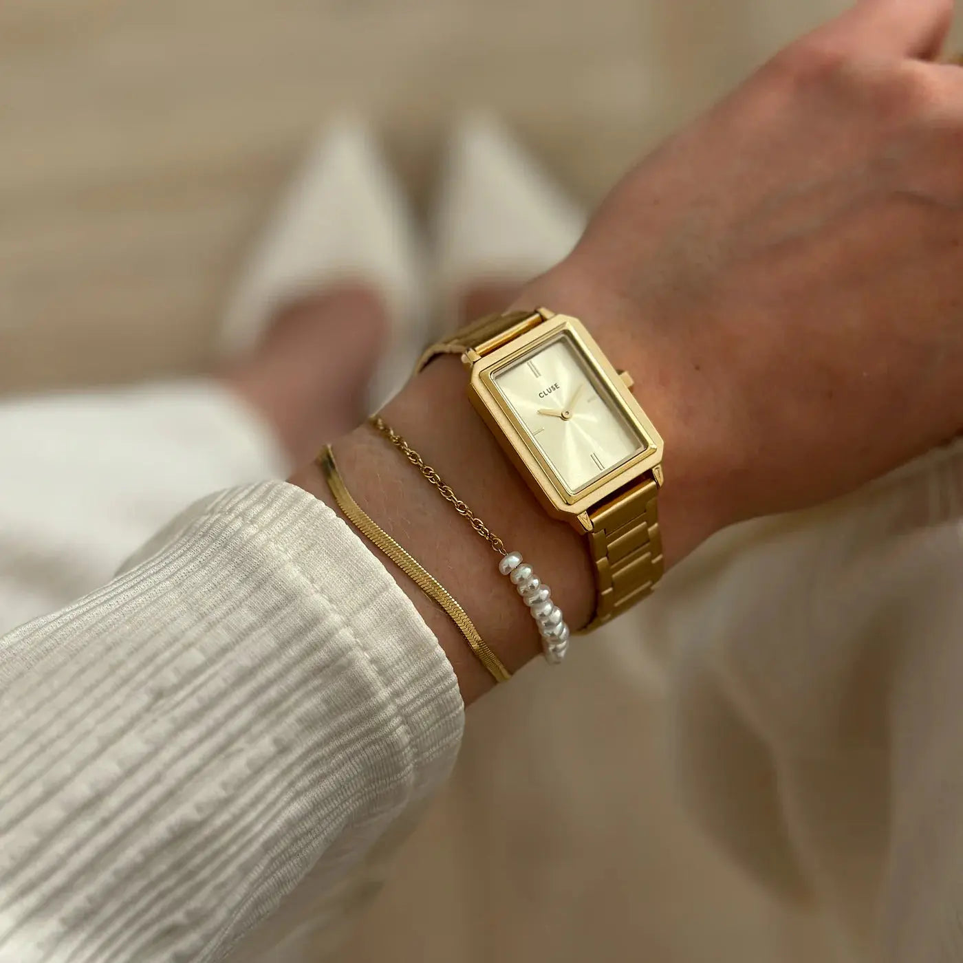 Cluse CW11507 Fluette Gold Stainless Steel Bracelet