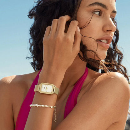 Cluse CW11508 Fluette Gold Mesh Stainless Steel Bracelet