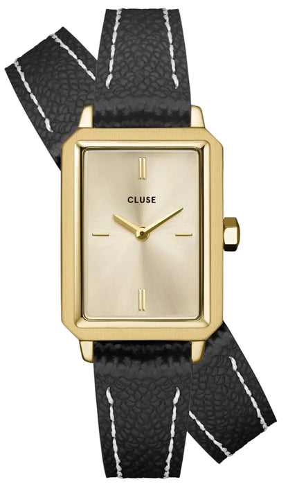 Cluse CW11517 Fluette Black Double Leather Strap