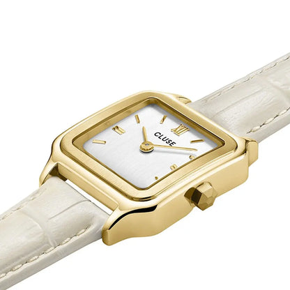 Cluse CW11804 Gracieuse Petit White Leather Strap