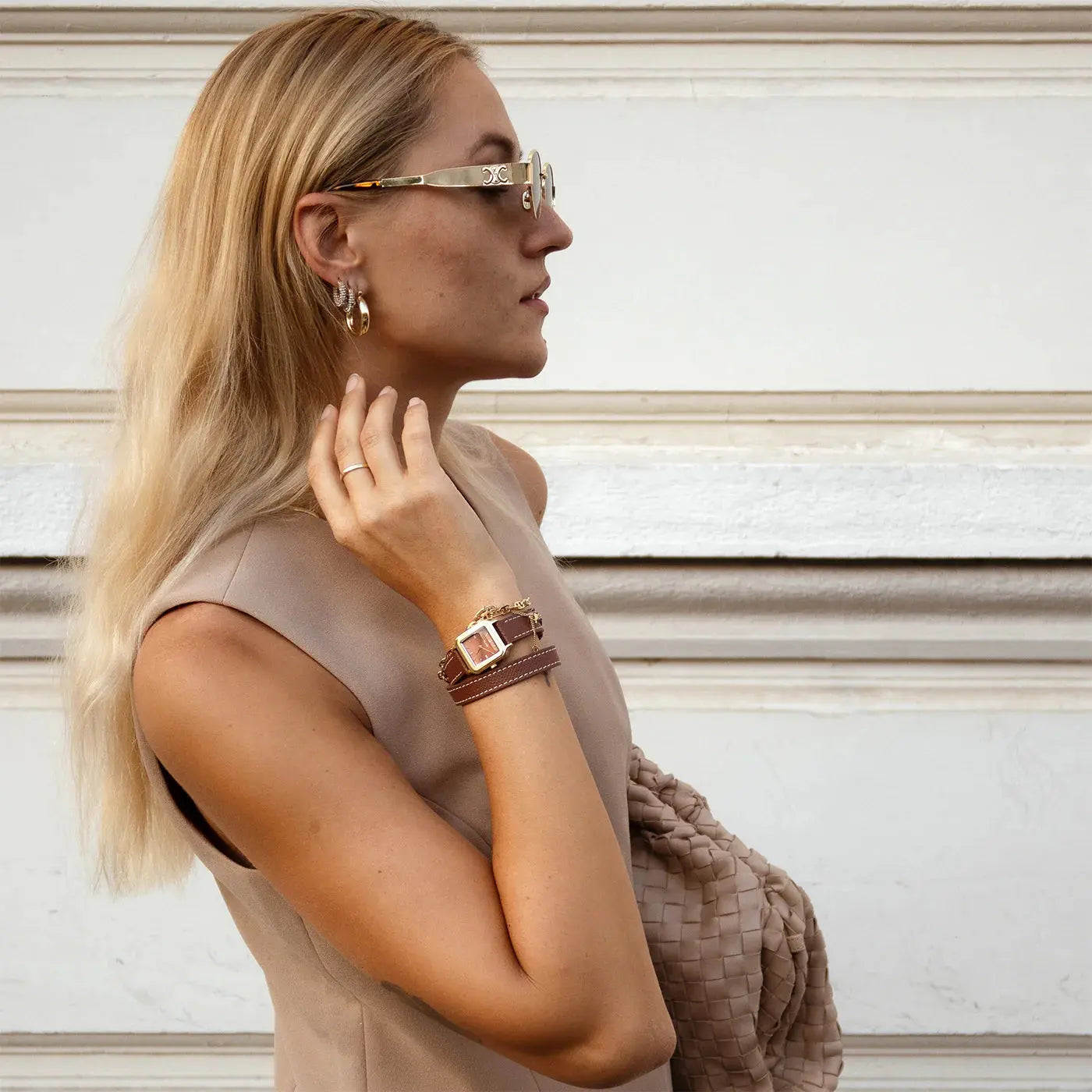 Cluse CW11810 Gracieuse Brown Leather Strap