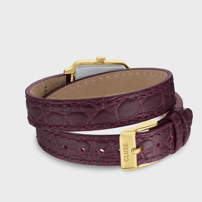 Cluse CW11822 Gracieuse Petit Double Red Leather Strap