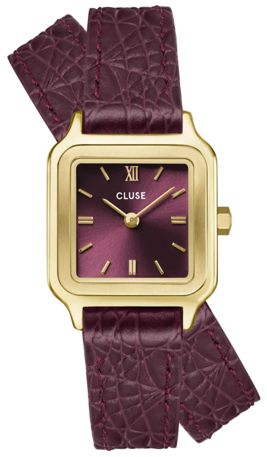 Cluse CW11822 Gracieuse Petit Double Red Leather Strap