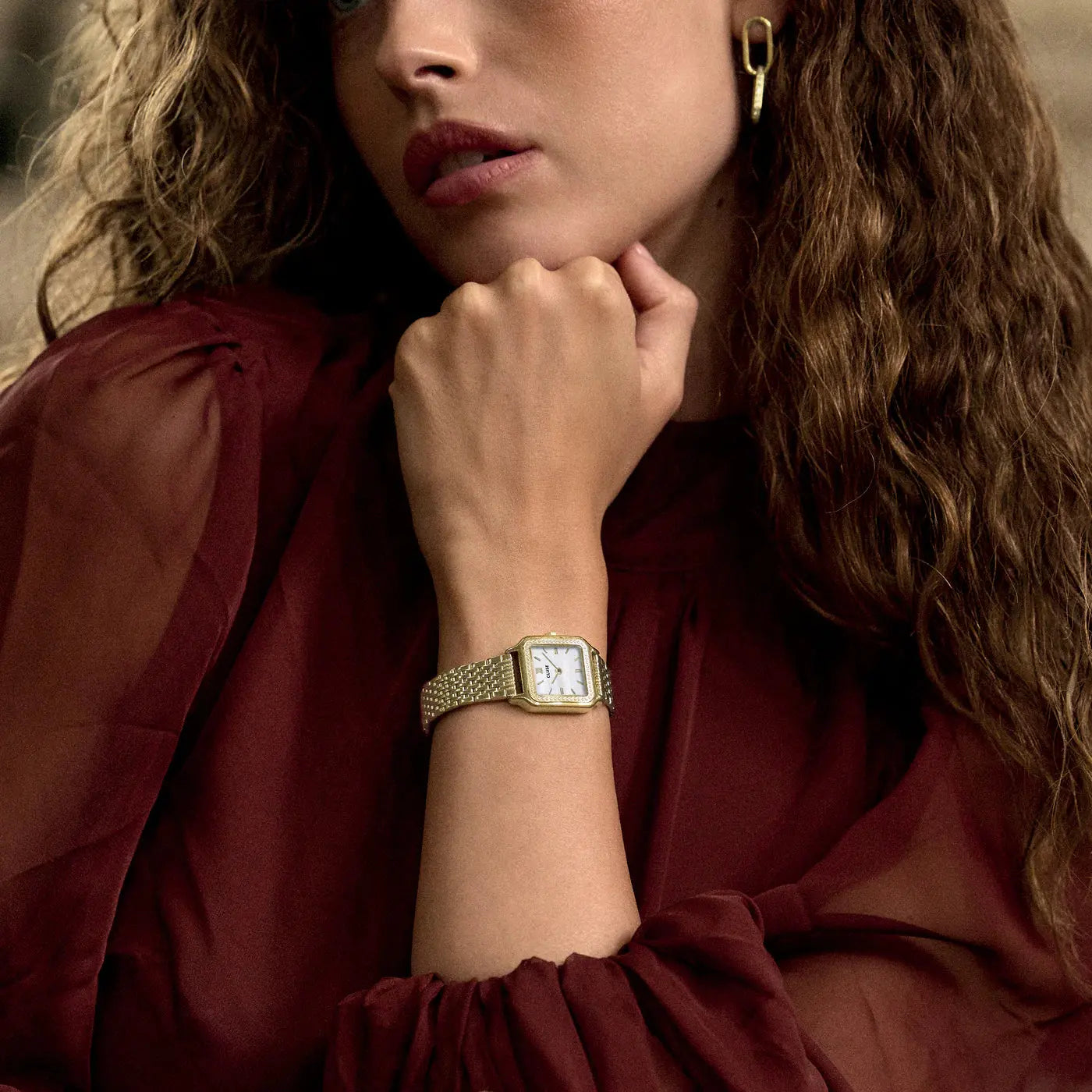 Cluse CW11826 Gracieuse Petit Zircon Gold Stainless Steel Bracelet