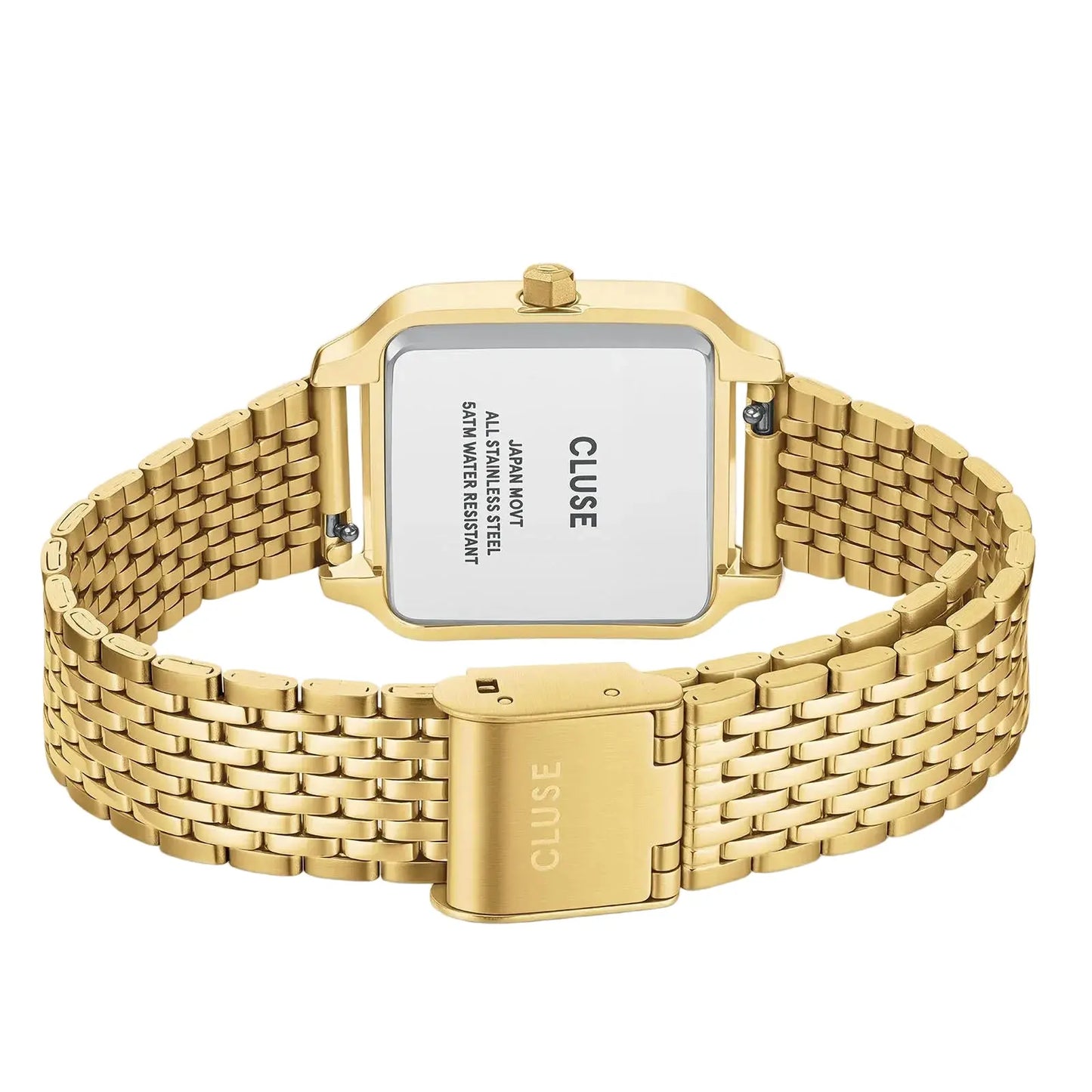 Cluse CW11912 Gracieuse Lace Textured Gold Stainless Steel Bracelet